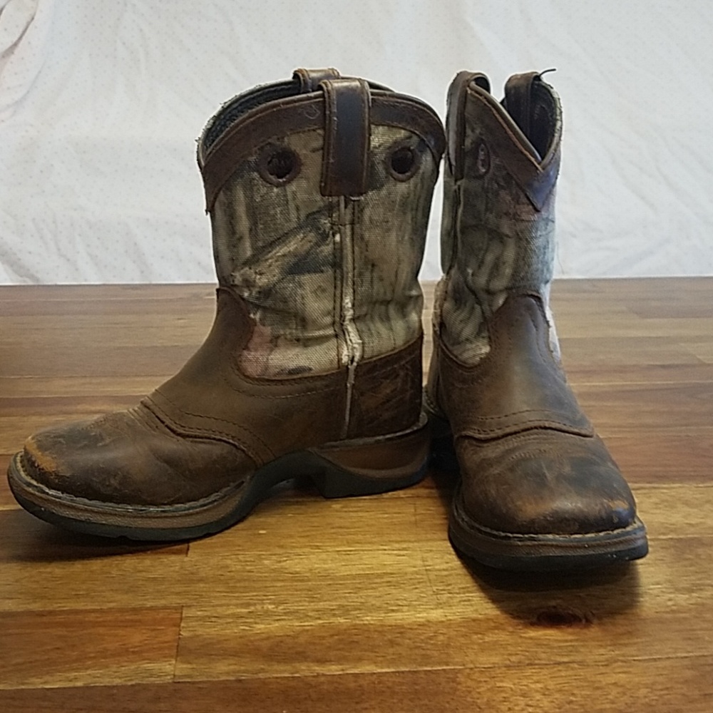 Toddler camouflage cowboy boots